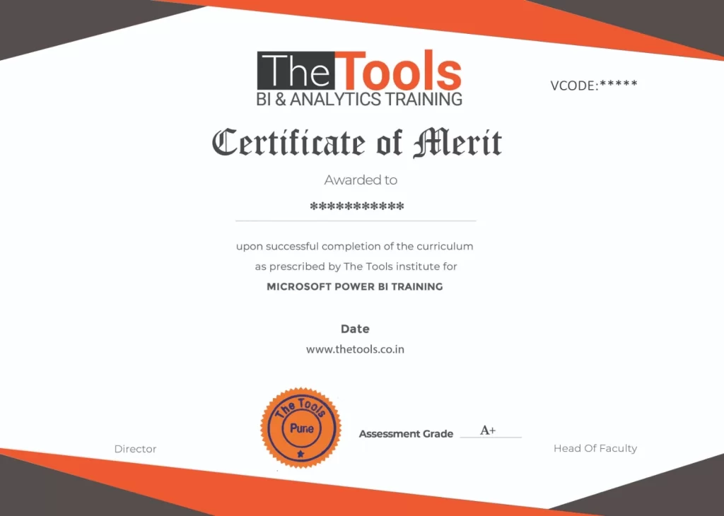 The Tools Certificate Courses