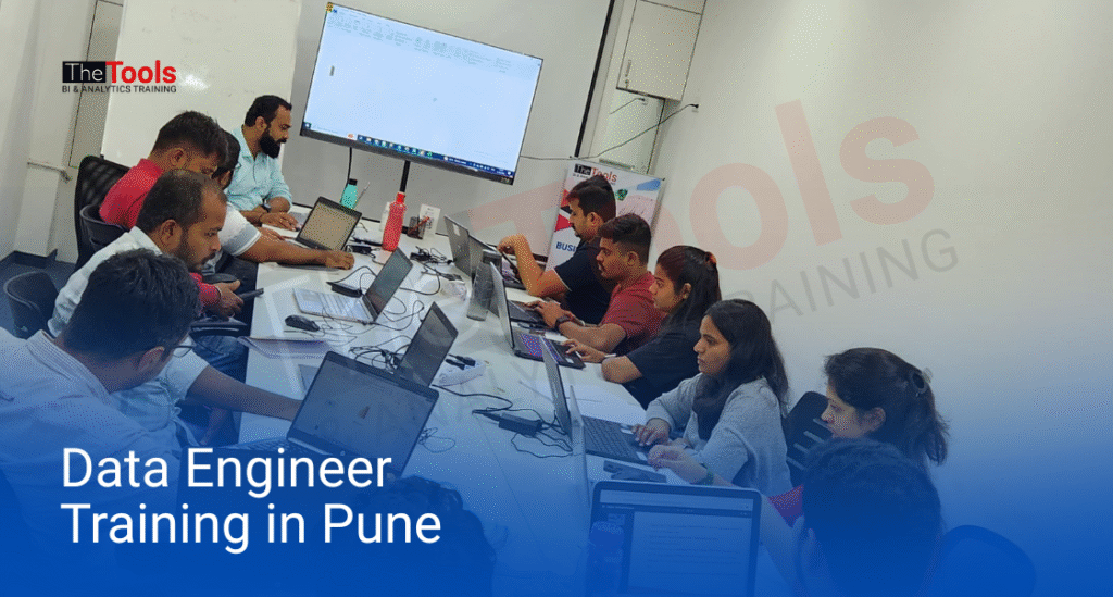 Student working on a real-time Azure Databricks project in Pune
